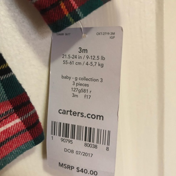 Carters Girls Baby Infant Toddler Winter Outfit - Picture 4 of 4